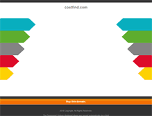 Tablet Screenshot of costfind.com